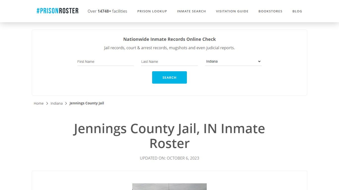 Jennings County Jail, IN Inmate Roster - Prisonroster